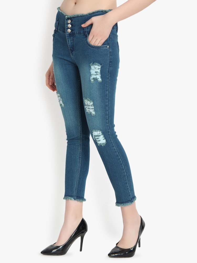 German Club Skinny Women Blue Jeans - Buy German Club Skinny Women Blue  Jeans Online at Best Prices in India