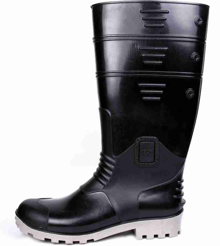 Slide on steel online toe boots