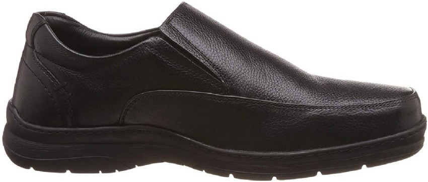 Hush puppies men's taylor slip on leather casual shoes best sale