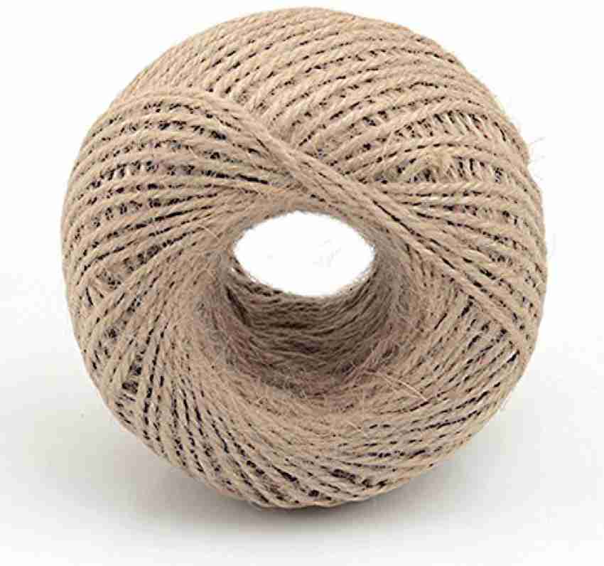 ASIAN HOBBY CRAFTS Jute Thread Twine Cord,: Natural: (Thick: 2mm, Length:  120m) - Jute Thread Twine Cord,: Natural: (Thick: 2mm, Length: 120m) . shop  for ASIAN HOBBY CRAFTS products in India.