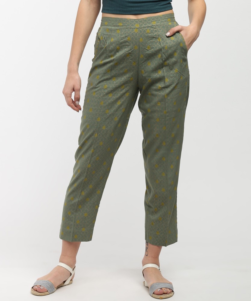 Buy Fabindia Brown Cotton Regular Fit Pants for Women Online  Tata CLiQ