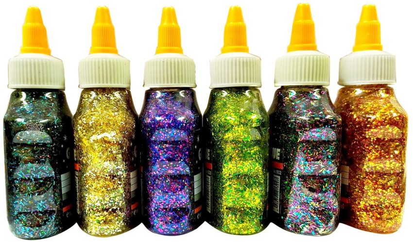 Glitter Glue Craft Idea: Rainbow Sparkle