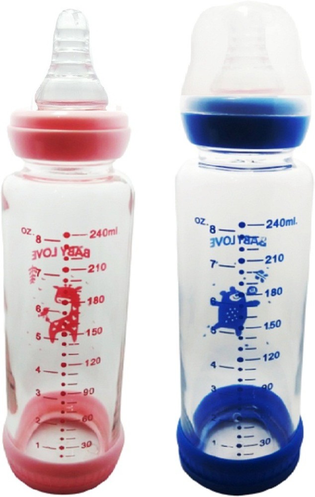 Glass milk on sale feeding bottle