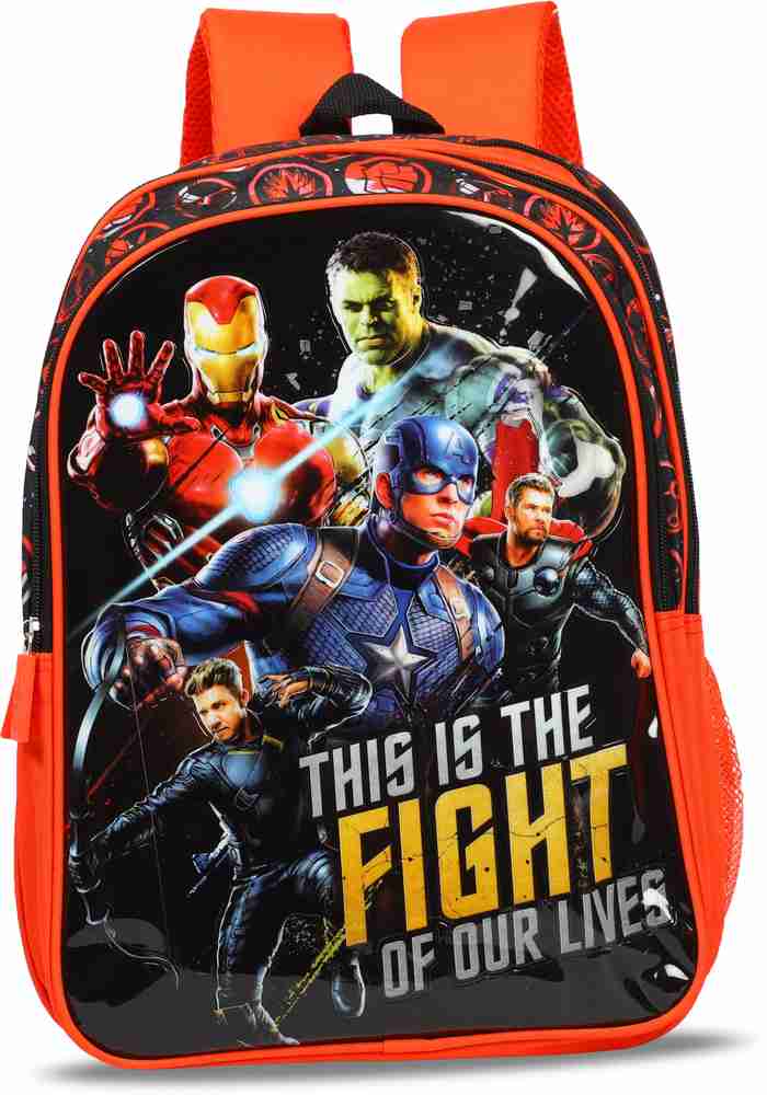 Avengers Endgame Fight for Lives Secondary 3rd Std Plus School Bag