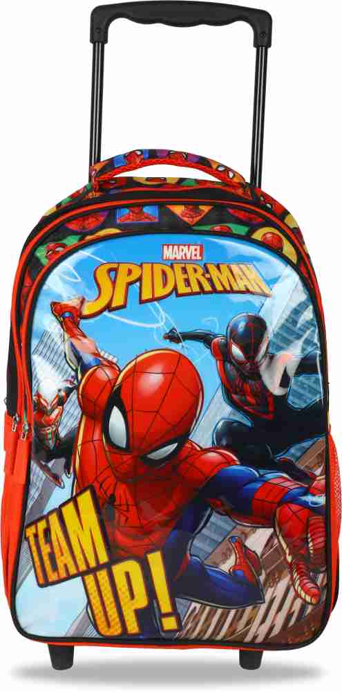 Spiderman school store trolley bag