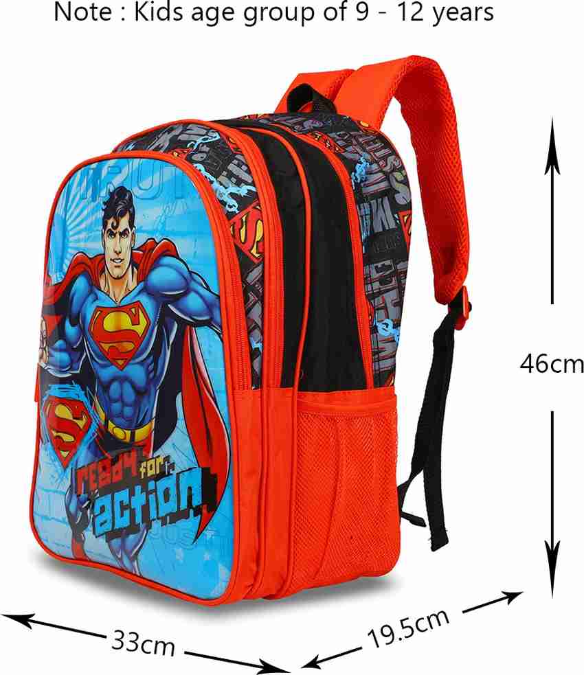 Superman school bag on sale