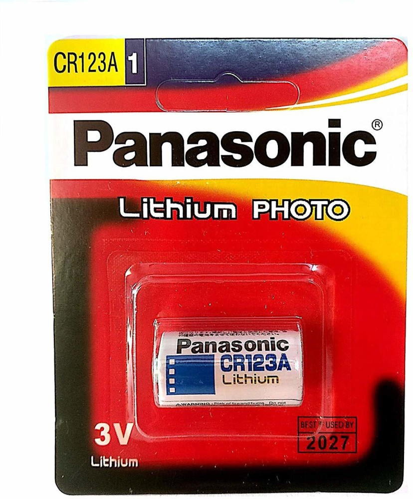 Pile Lithium CR123A Panasonic Blister de 1 pcs (CR123A-B) - Vlad