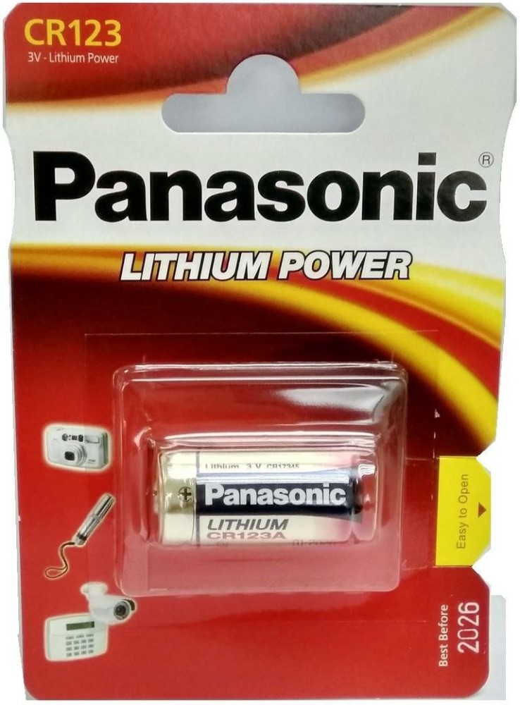 Panasonic 2 Pack Cr123A Cr123 Dl123 3V Photo Lithium Camera