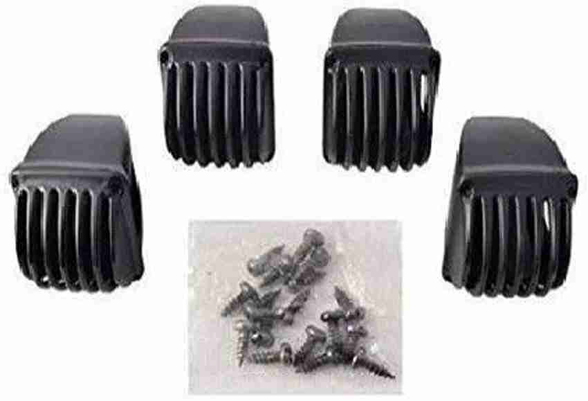 Mankrit Black Plastic Splendor Indicator Light Cover Bike Headlight