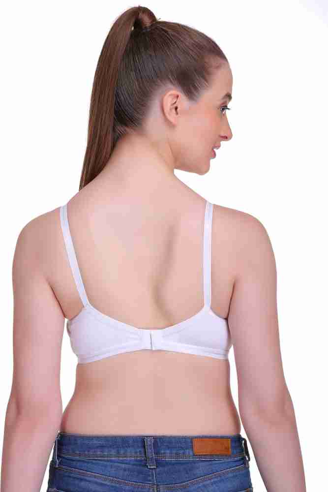 Buy T.T. Women Printed Cotton Platting Full Coverage Non-Padded, Non-Wired  Bra Yellow at