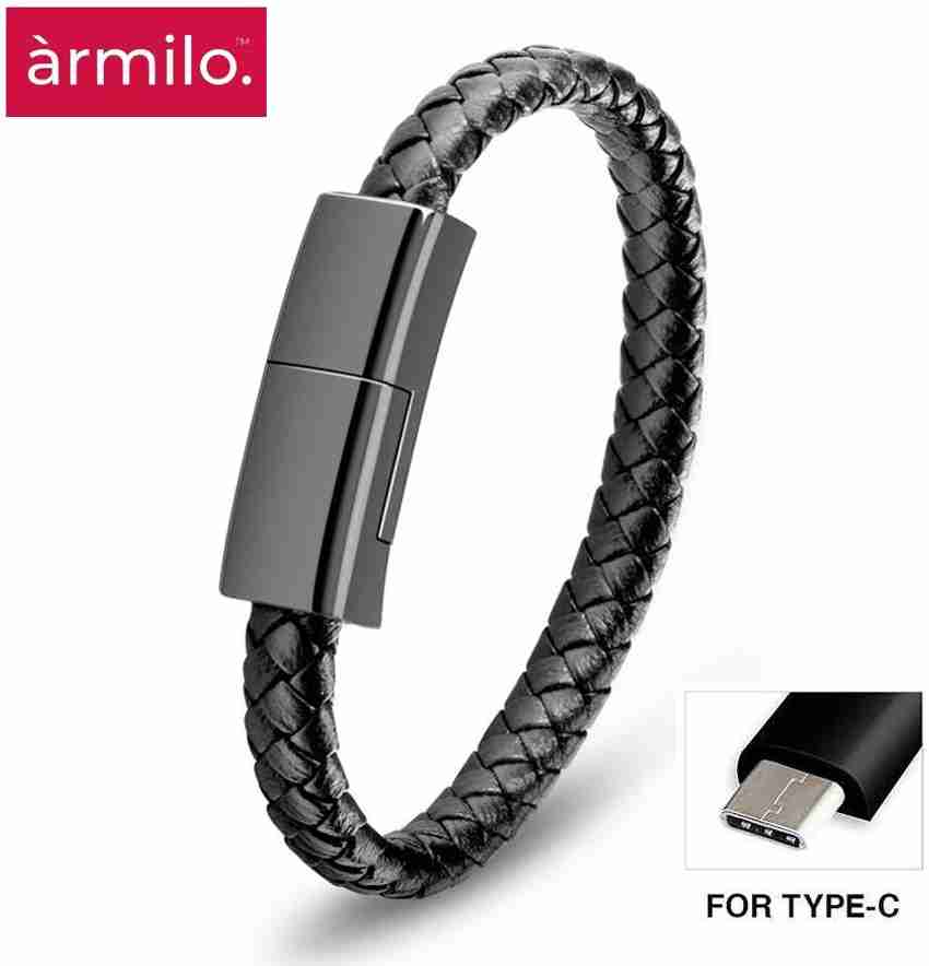 Armilo USB Type C Cable 0.22 m Portable Bracelet Charger Armilo