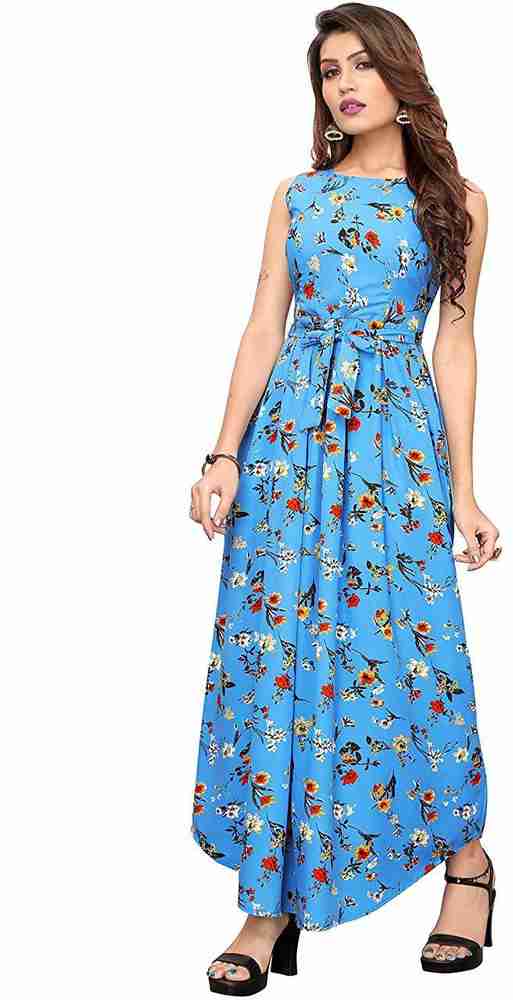 Boro Women Maxi Light Blue Dress Buy Boro Women Maxi Light Blue