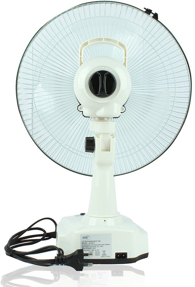 Akari 12 inch rechargeable 2024 fan