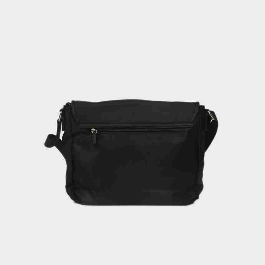 Buy David Jones Men Women Black Sling Bag Black Online Best