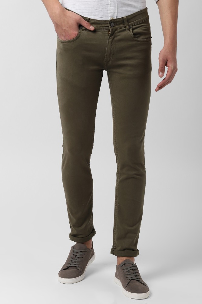 Dark green sale skinny pants