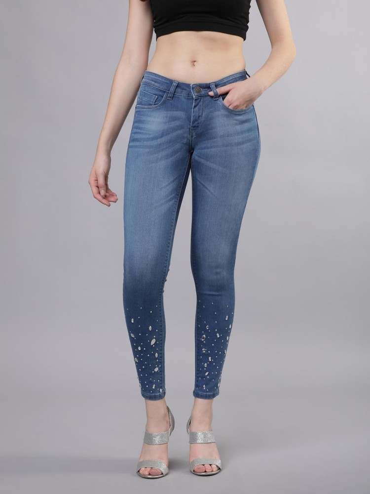 Tokyo Talkies Skinny Women Blue Jeans - Buy Tokyo Talkies Skinny Women Blue  Jeans Online at Best Prices in India