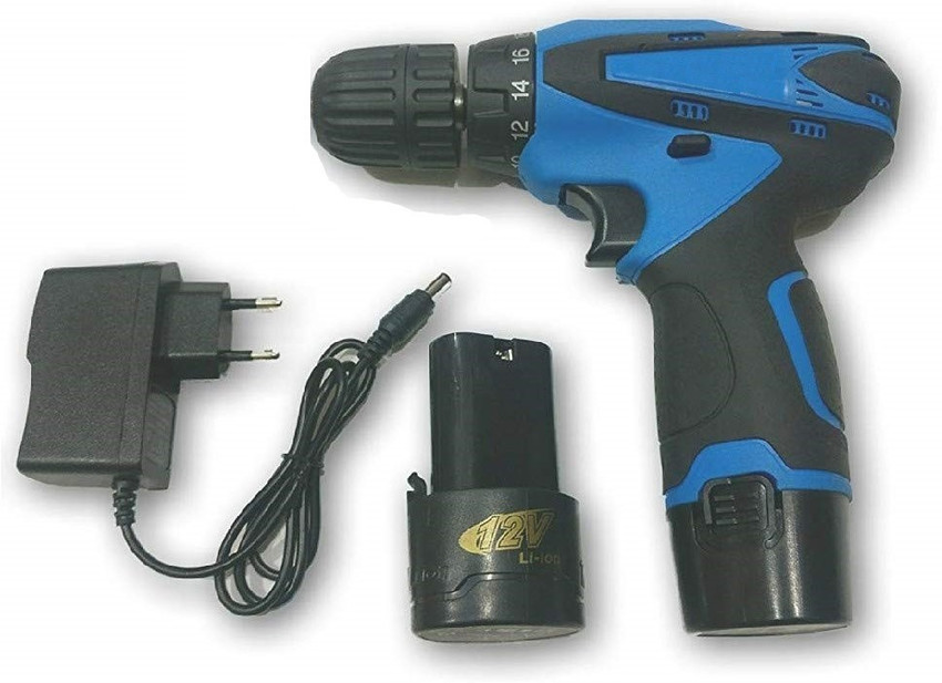 Shivonic 10 mm Keyless Chuck 12V Cordless Drill with 1 Batteries 1