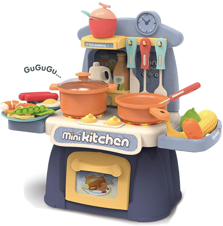 Crazy Toys Latest Pretend Play Mini Kitchen Set Toy Cooking Games