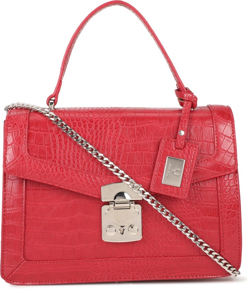 allen solly red sling bag