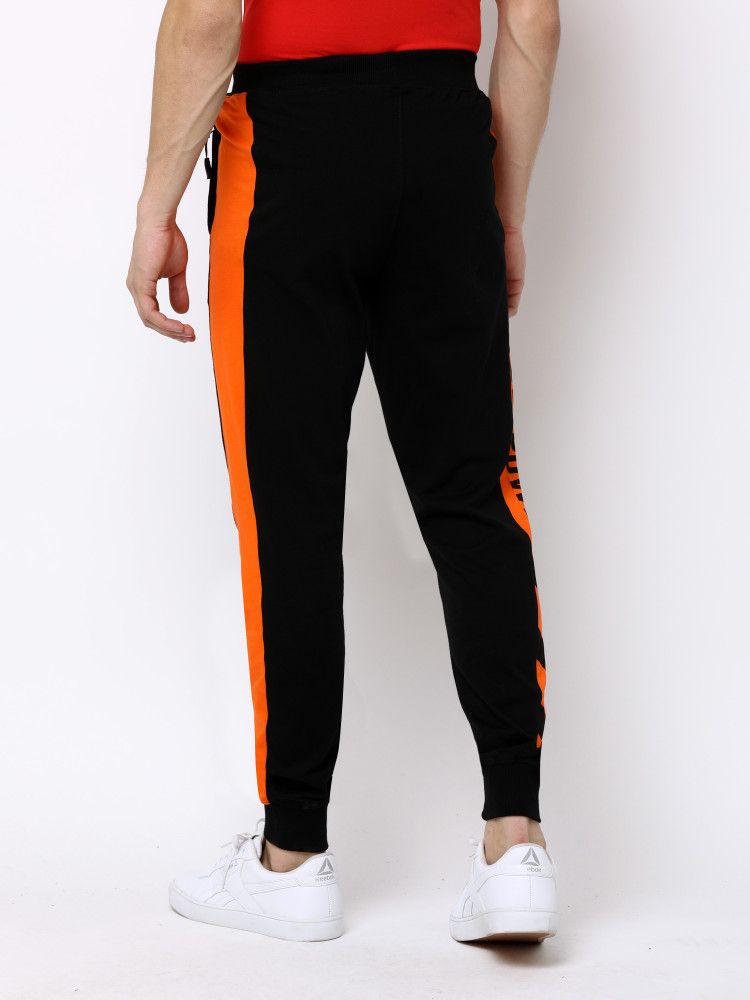 MANIAC Colorblock Men Black Orange Track Pants Buy MANIAC Colorblock Men Black Orange Track Pants Online at Best Prices in India Flipkart