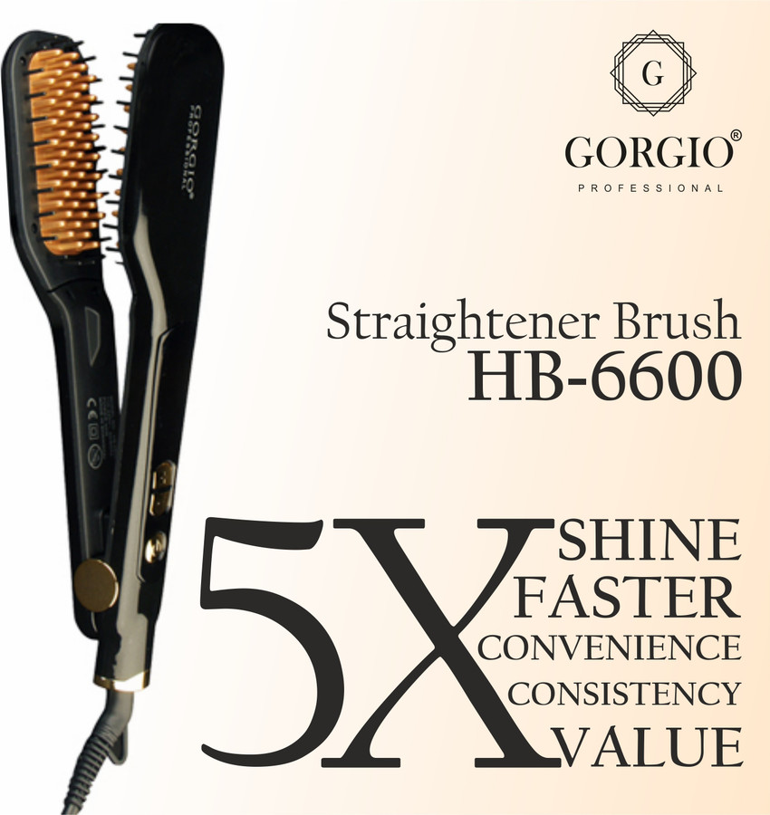 Gorgio professional hair sales straightener brush review