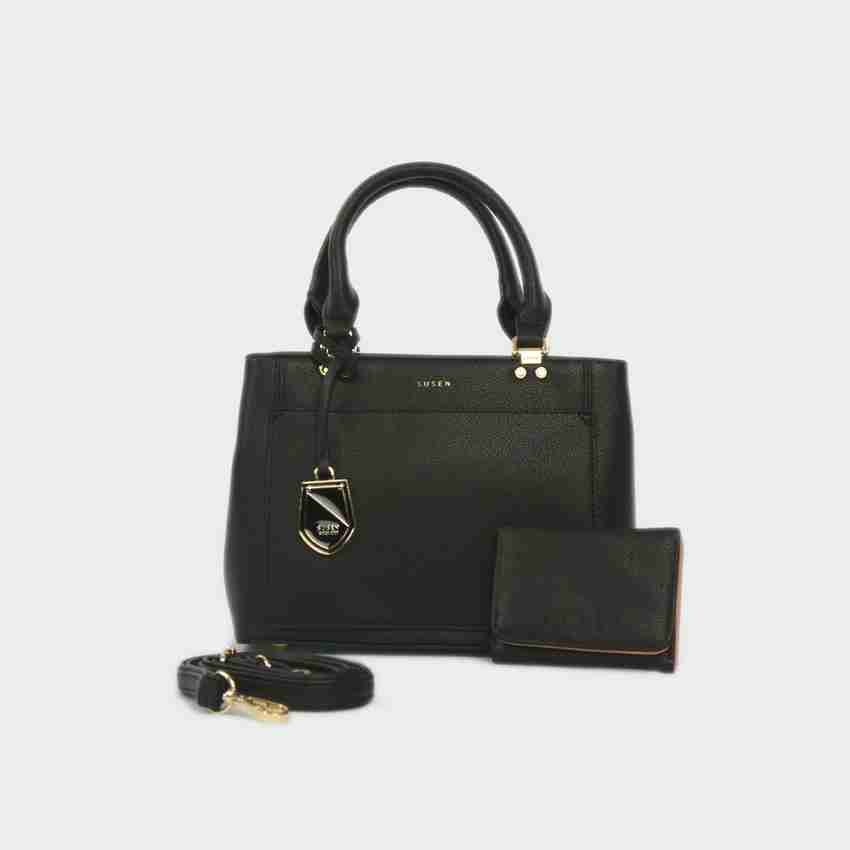 Buy susen Women Black Handbag Black Online Best Price in India