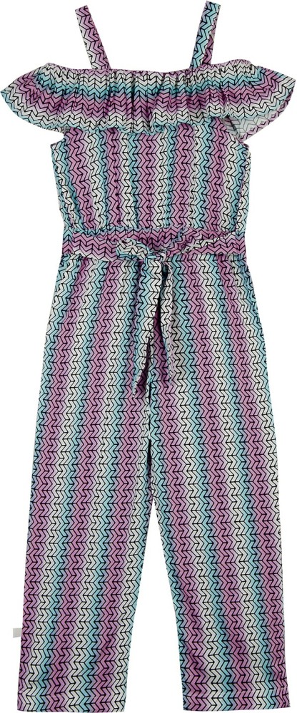 Buy online Girls Pink Striped Full Length Jumpsuit from girls for Women by  Budding Bees for ₹899 at 61% off