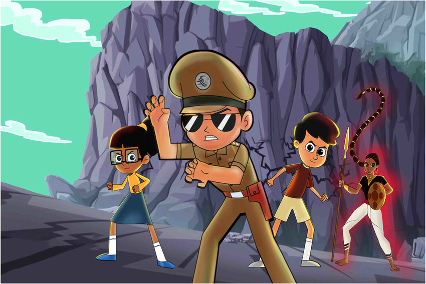 Little Singham Cartoon Poster Kids Poster Poster For Kids Room