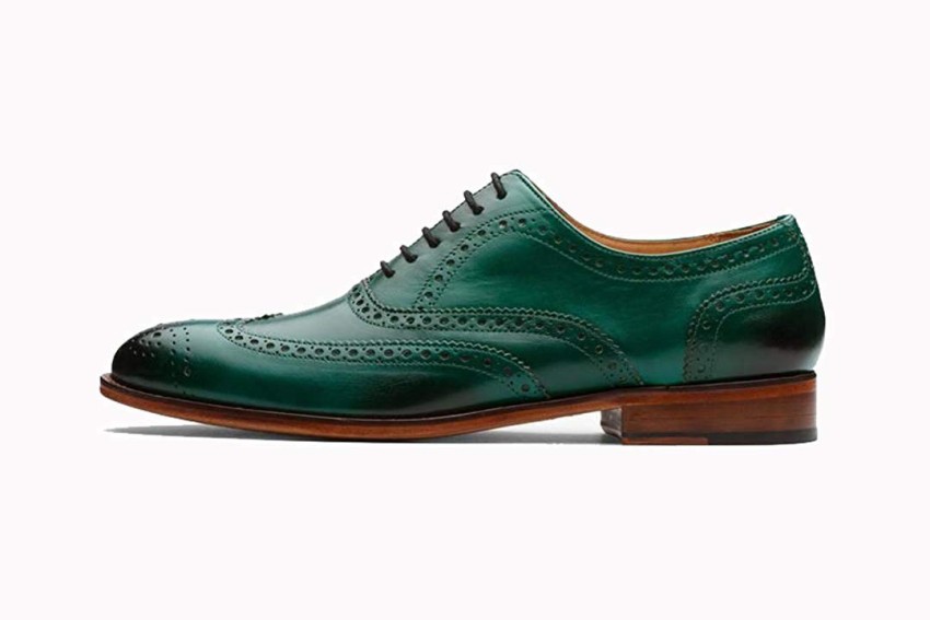 Turquoise mens dress sales shoes