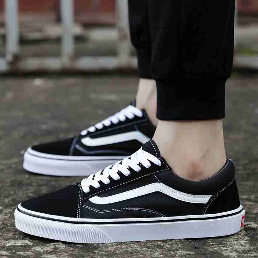 Vans black sneakers men outlet