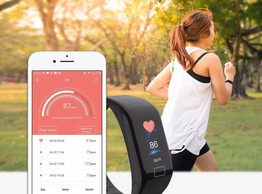 Smart bracelet f1 plus sale