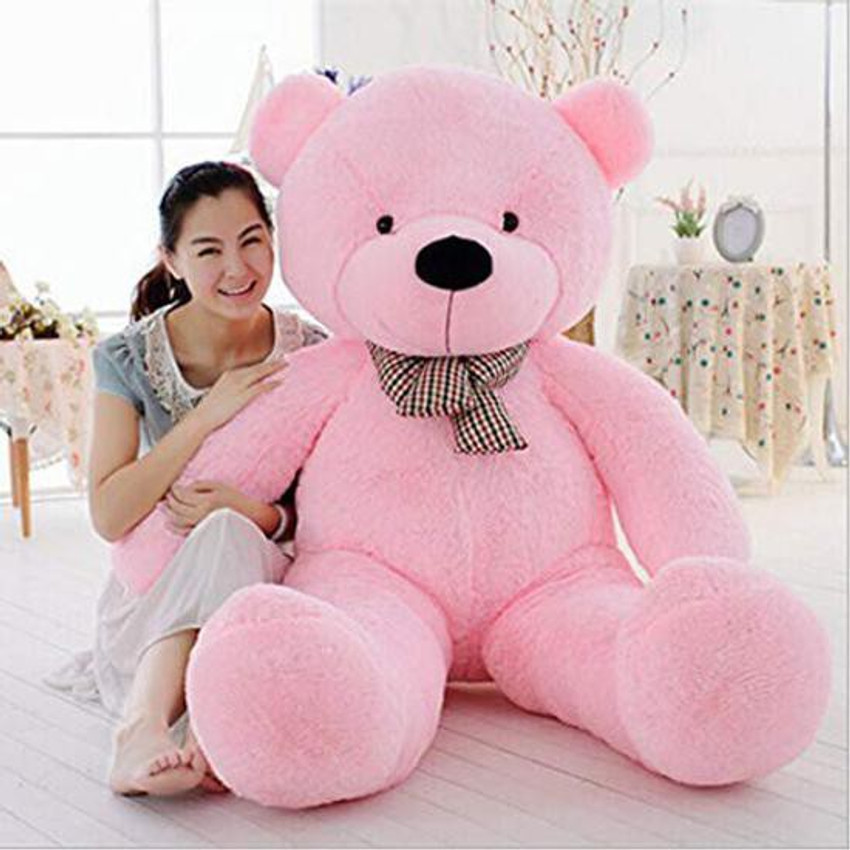 Pink colour teddy bear sales