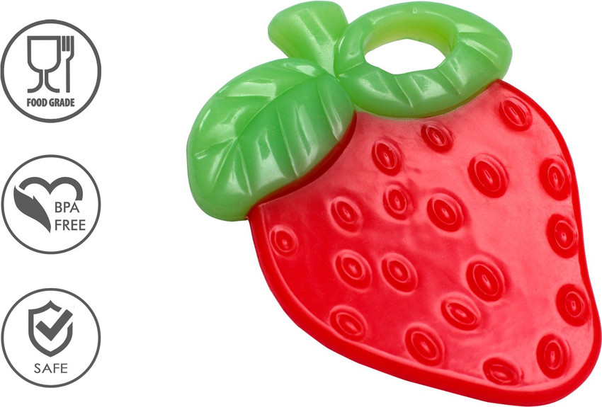 Strawberry teether hotsell