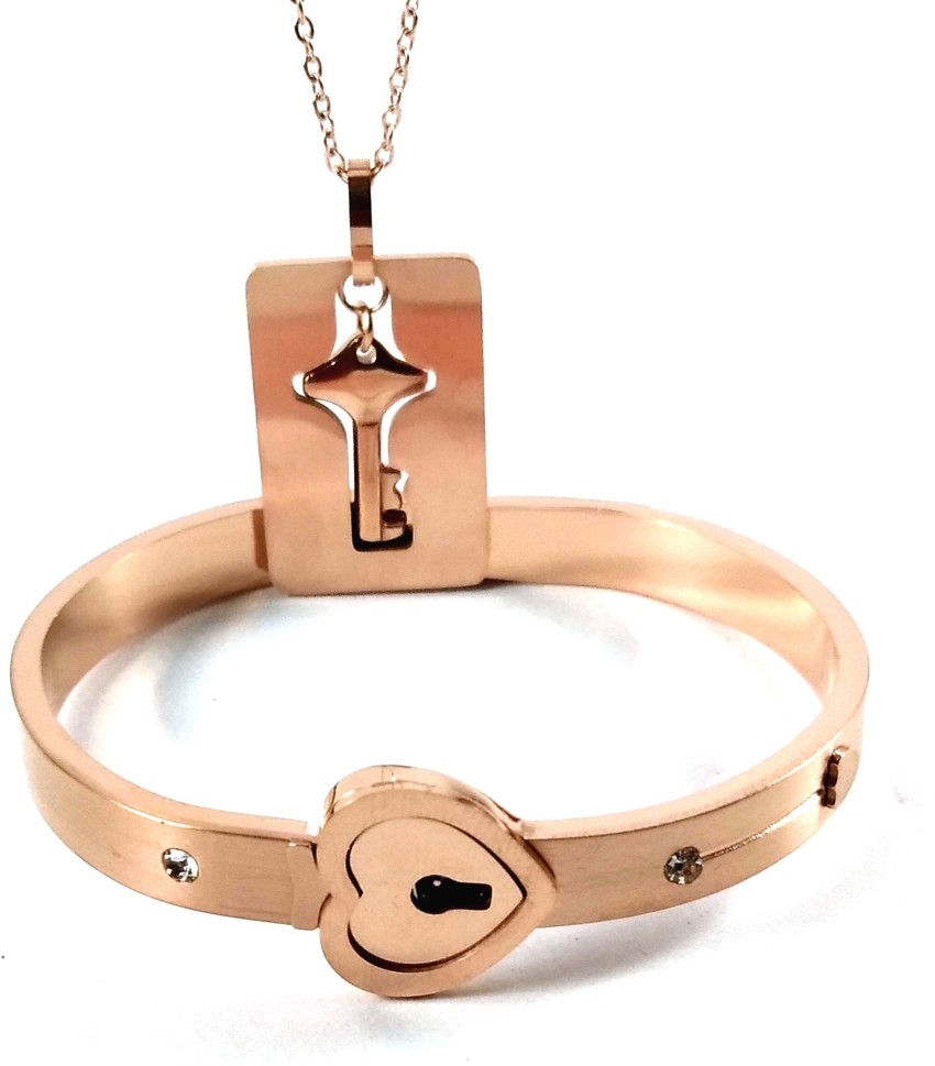 Lock and key bracelet deals for couples flipkart