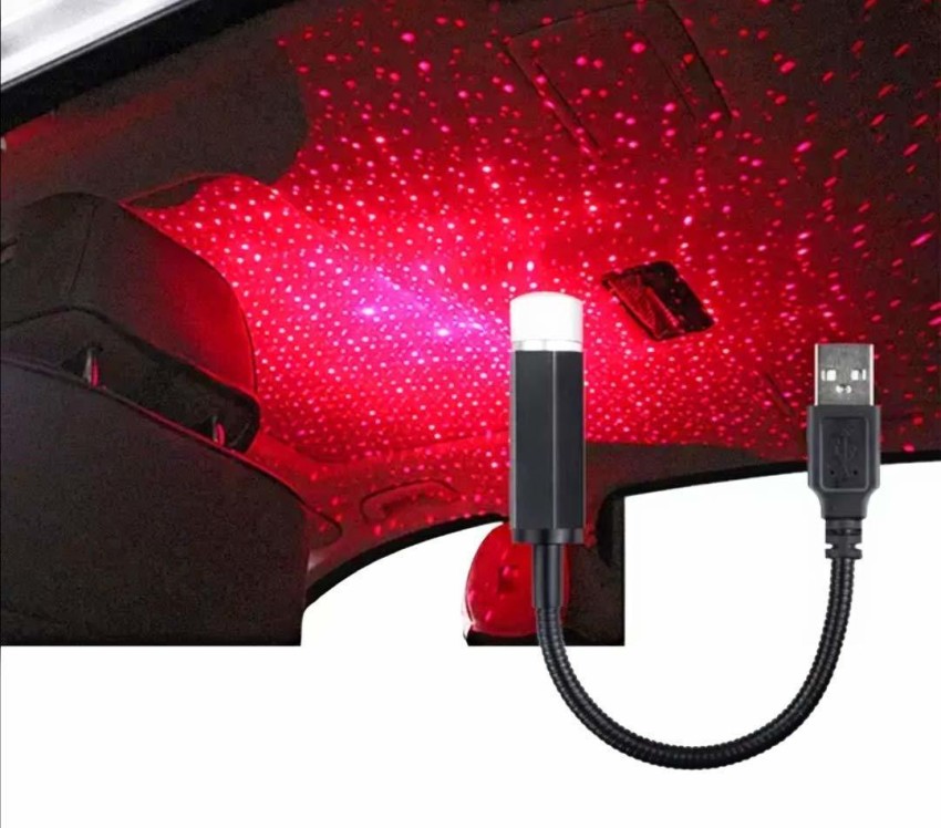 JBJ Car USB Atmosphere Ambient Star Light, Romantic Auto Roof Star  Projector Lights Fit All Cars Interior Ambient Atmosphere Ceiling  Decoration Light Car Fancy Lights Car Fancy Lights Price in India 