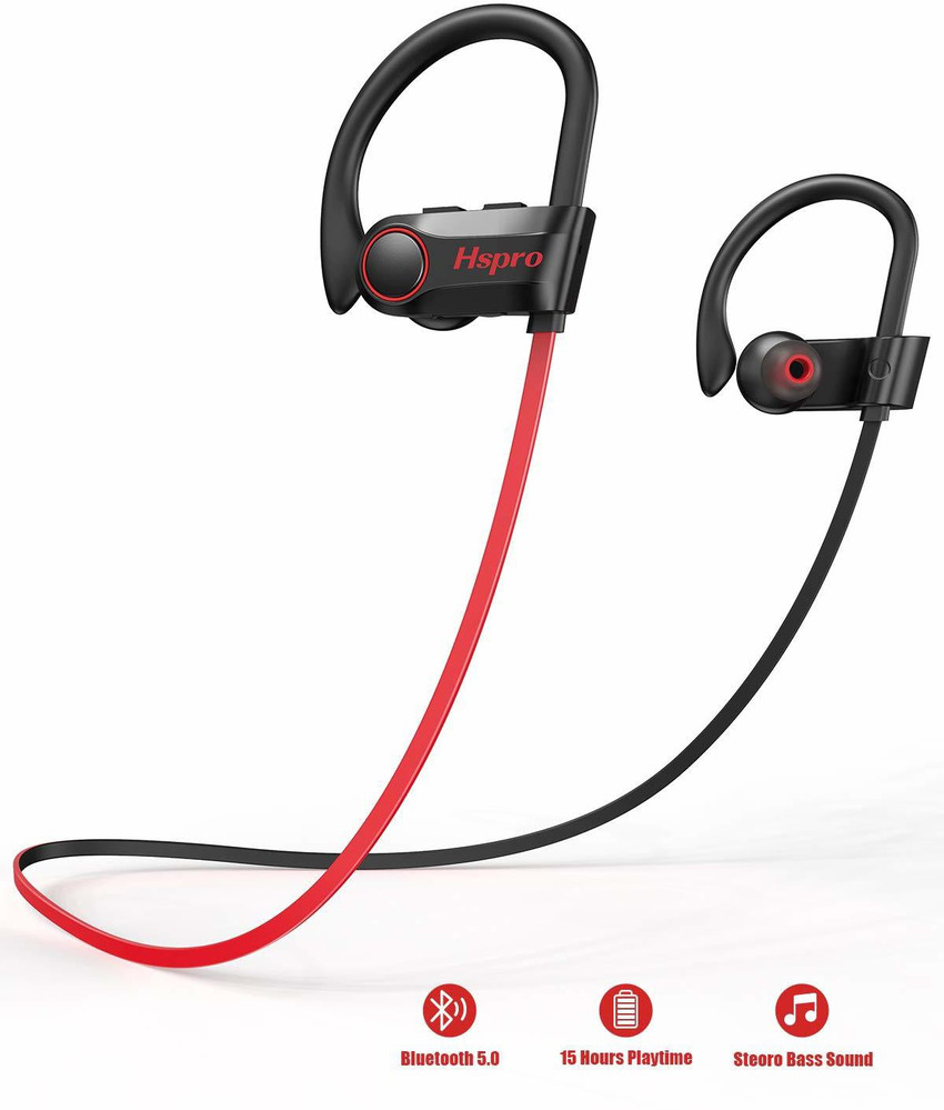 Hspro Bluetooth Headphones IPX7 Waterproof Wireless Earbuds