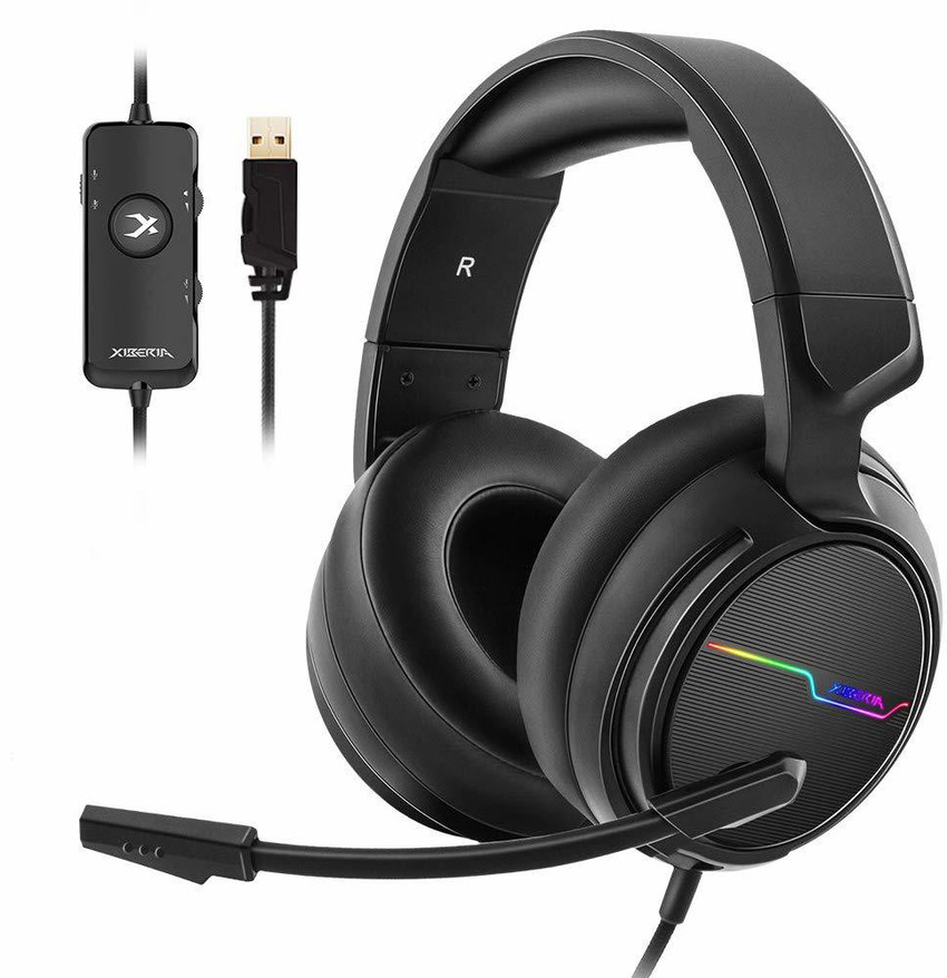 Gaming headset pc 7.1 surround sound online