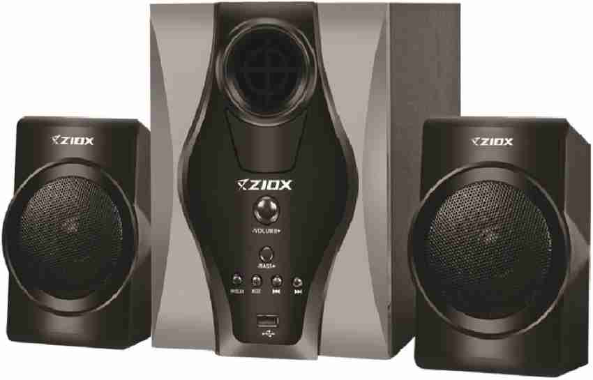 Buy Ziox ZX-201 2.1 WITH USB/SD/FM/BT/AUX Multi Media Speakers 20 