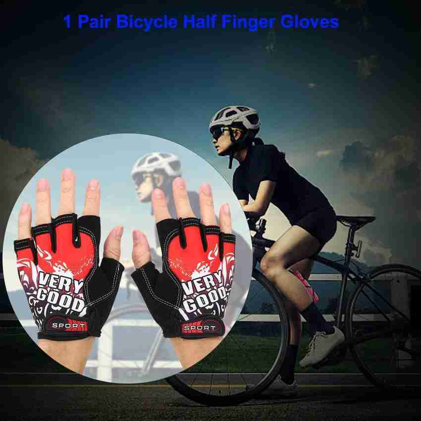 Bike half outlet finger gloves