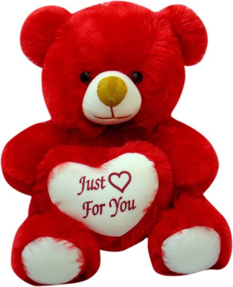 TEDDYIA 2 Feet Sitting Soft And Cute teddy Bear With Just For You ...