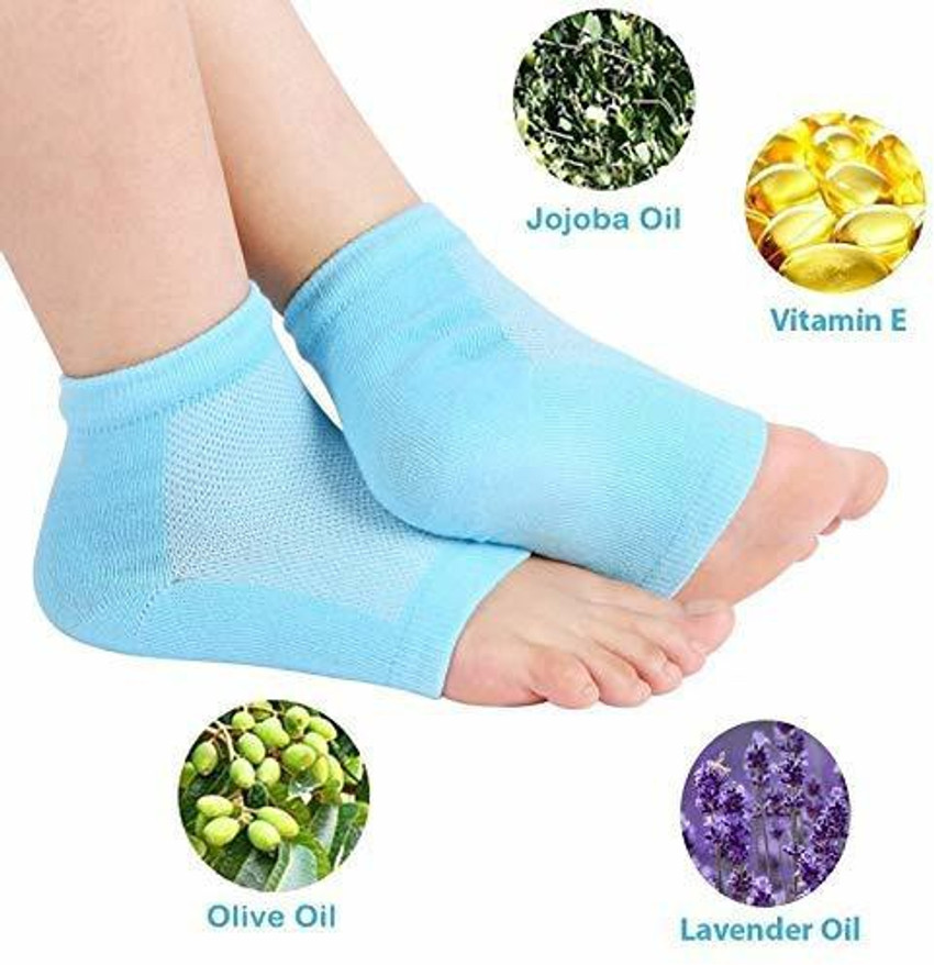 valida Gel Heel Pad Socks For Pain Relief Cracked Heels Repair