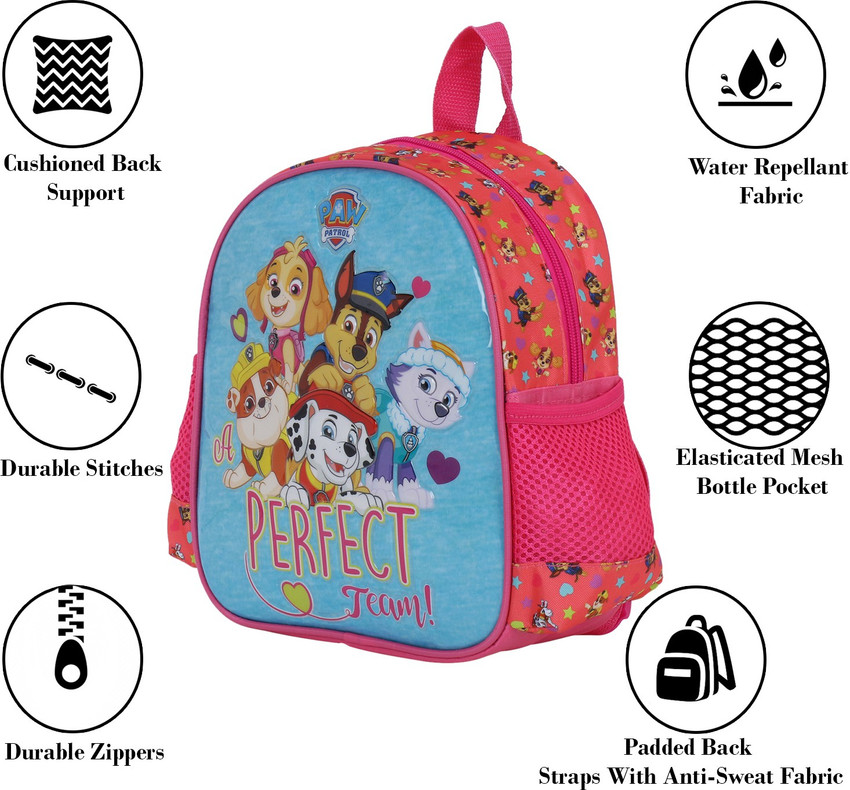 Flipkart PAW PATROL Perfect Team 10 inch School Backpack Bag for Kids Girls Boys Age 3 to 4 Years Waterproof Backpack Backpack