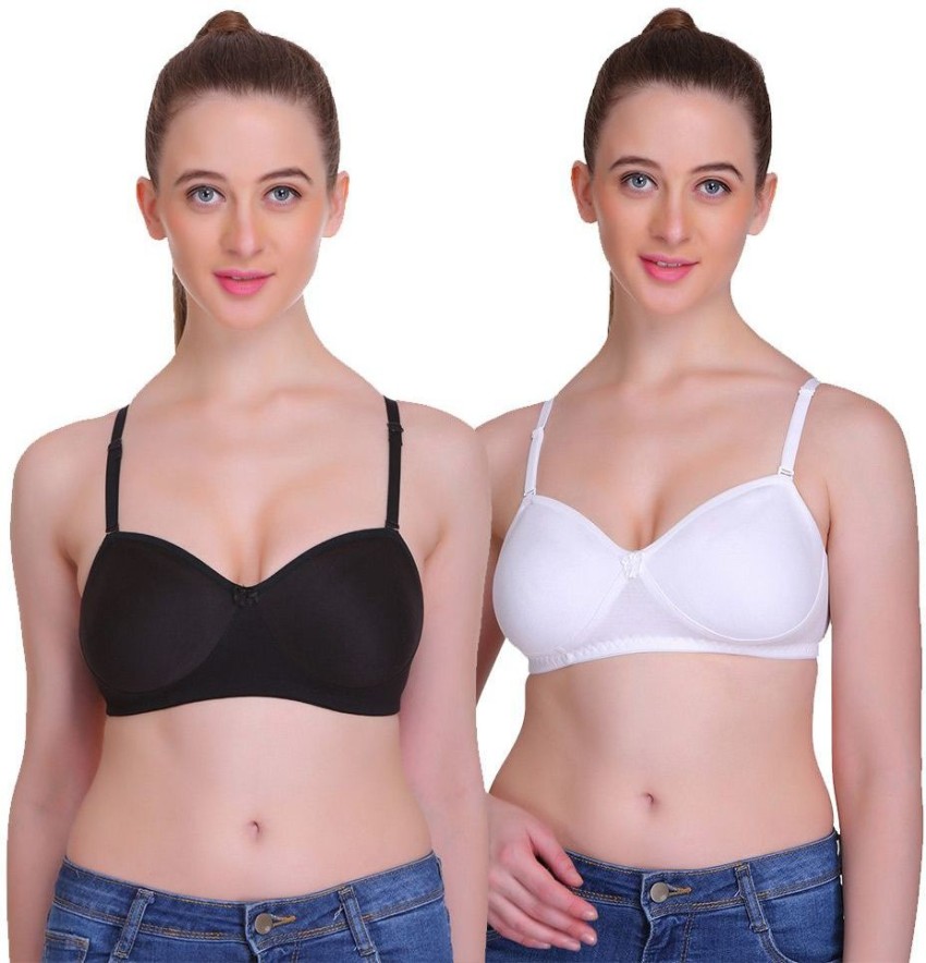 Buy online White Solid Sports Bra from lingerie for Women by Envie for ₹569  at 37% off