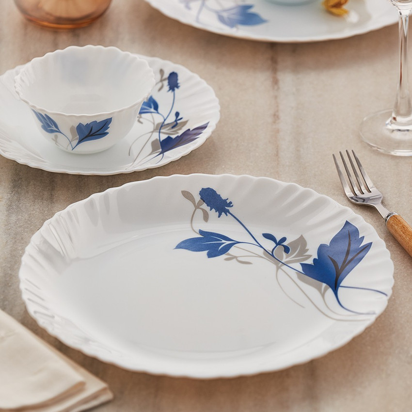 Larah by Borosil Pack of 33 Opalware Ageria Lh Dinner Set Price