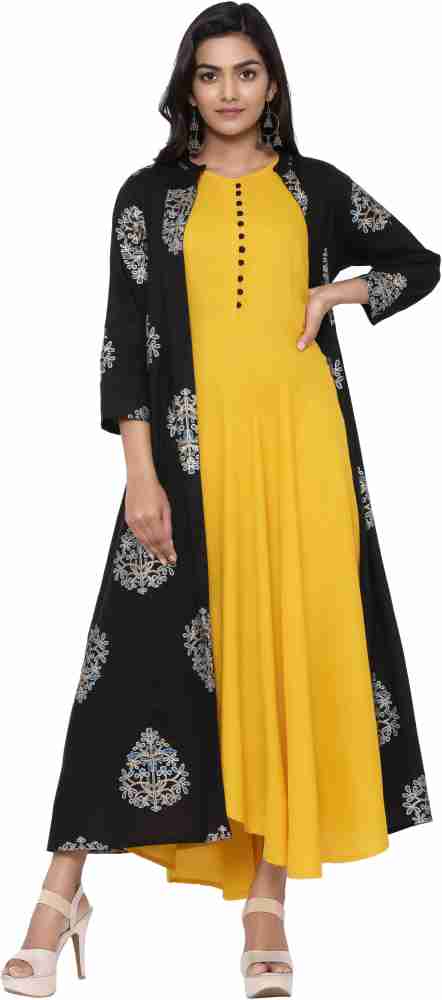 Kurti with on sale jacket on flipkart