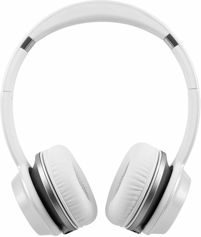 Monster Ntune On Ear Headphones Pearl White Wired without Mic