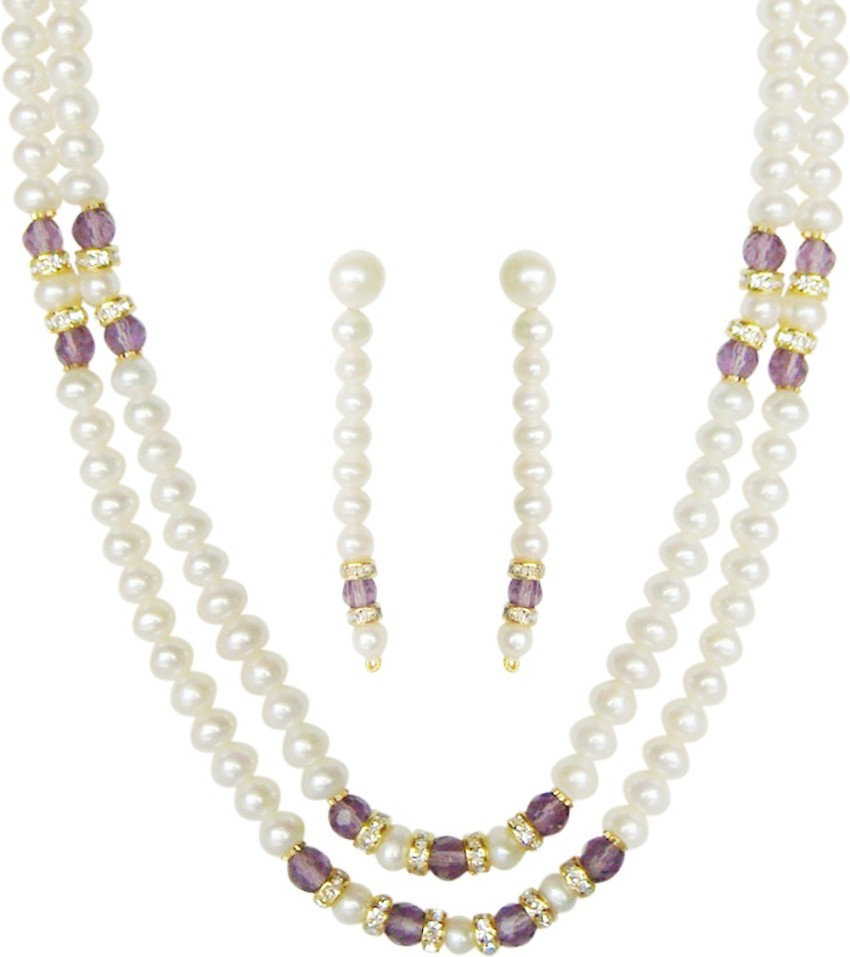 Flipkart pearl jewellery on sale sets