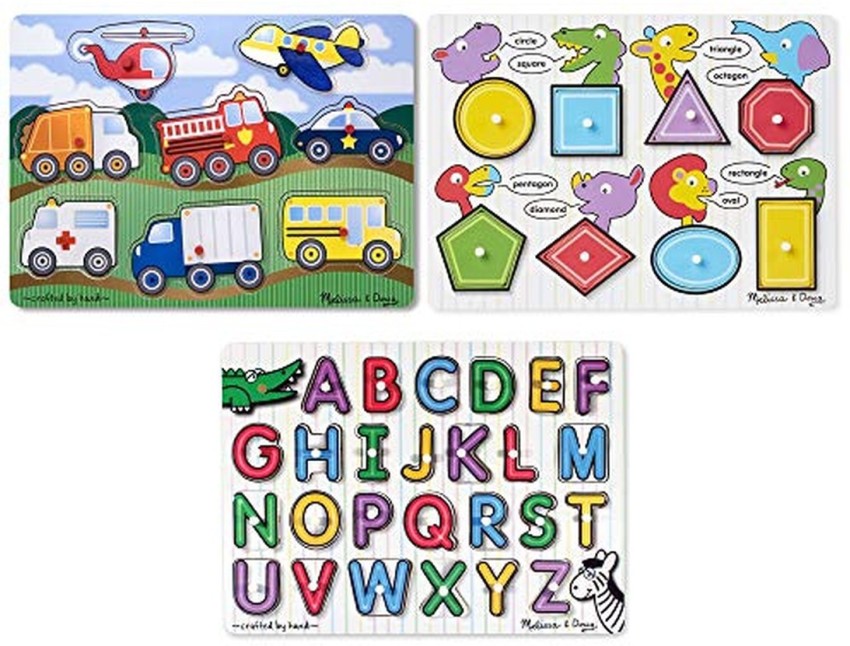  Melissa & Doug Activity Pad Bundle - Alphabet, Colors & Shapes  & Numbers - Sticker And Coloing Activity Books For Girls And Boys, Great  Travel Toy : Toys & Games