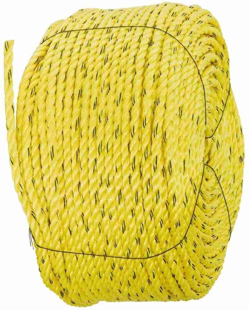 Buy SAIFPRO Submersible Rope Yellow Borewell Danline Rope,for Industrial  Twisted Rope Yellow Online at Best Prices in India - Camping & Hiking