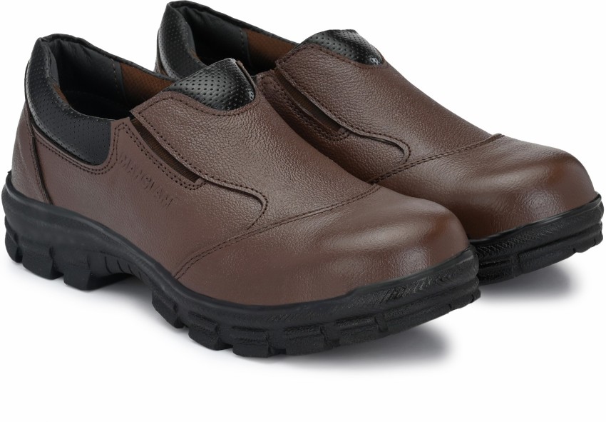 Manslam Steel Toe Genuine Leather Safety Shoe Price in India Buy Manslam Steel Toe Genuine Leather Safety Shoe online at Flipkart